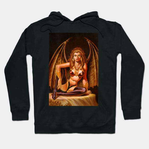 Hells Maiden Hoodie by Paul_Abrams